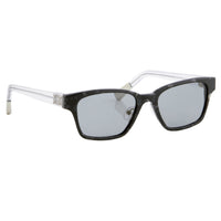 Thumbnail for Kris Van Assche Sunglasses with Rectangular Grey Tortoise Shell and Grey Lenses - KVA18C2SUN - Watches & Crystals