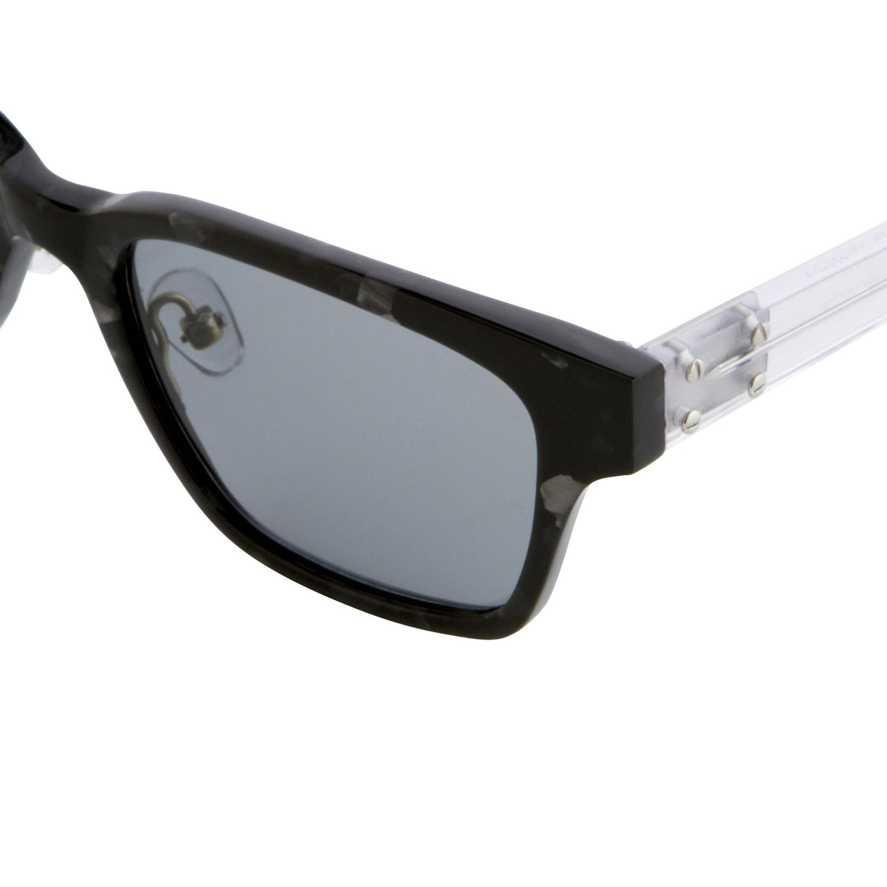 Kris Van Assche Sunglasses with Rectangular Grey Tortoise Shell and Grey Lenses - KVA18C2SUN - Watches & Crystals
