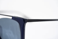 Thumbnail for Kris Van Assche Sunglasses with Titanium D-Frame Navy Shiny Black and Blue Mirror Lenses Category 3 - KVA85C4SUN - Watches & Crystals