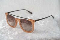 Thumbnail for Kris Van Assche Unisex Sunglasses with D-Frame Orange with Brown Graduated Lenses Category 3 - KVA85C3SUN - Watches & Crystals