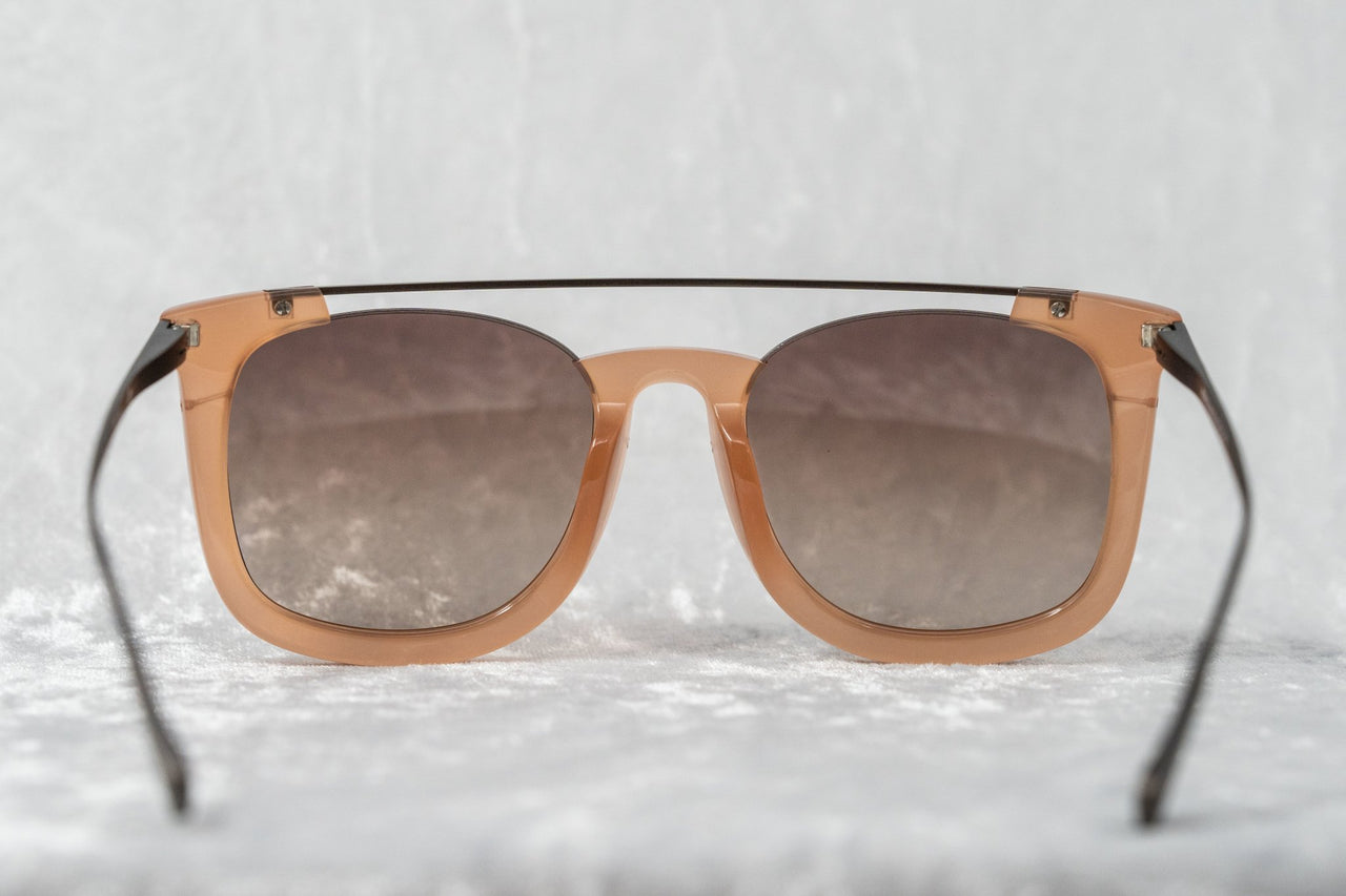 Kris Van Assche Unisex Sunglasses with D-Frame Orange with Brown Graduated Lenses Category 3 - KVA85C3SUN - Watches & Crystals
