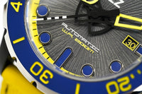 Thumbnail for M2Z Men's Watch Diver 200 Yellow IP Black 200-006 - Watches & Crystals