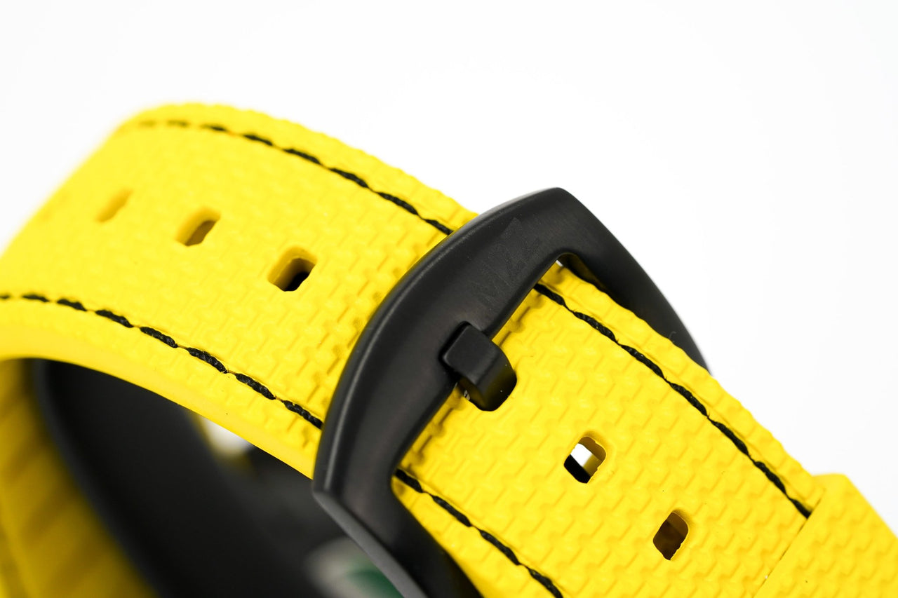 M2Z Men's Watch Diver 200 Yellow IP Black 200-006 - Watches & Crystals