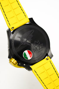 Thumbnail for M2Z Men's Watch Diver 200 Yellow IP Black 200-006 - Watches & Crystals