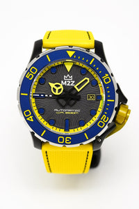 Thumbnail for M2Z Men's Watch Diver 200 Yellow IP Black 200-006 - Watches & Crystals
