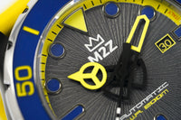 Thumbnail for M2Z Men's Watch Diver 200 Yellow IP Black 200-006 - Watches & Crystals