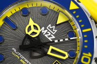 Thumbnail for M2Z Men's Watch Diver 200 Yellow IP Black 200-006 - Watches & Crystals