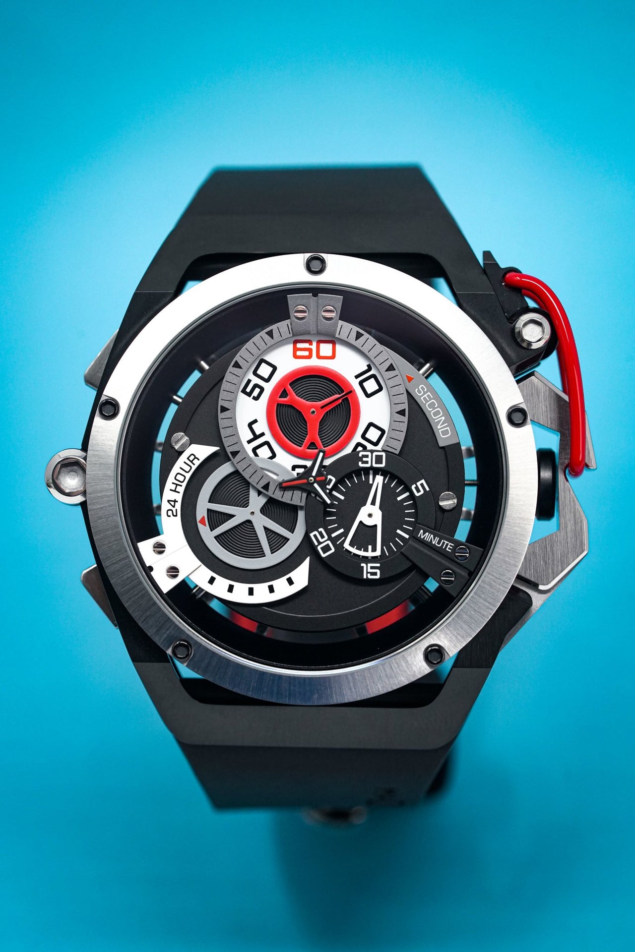 Reversible Watch Mazzucato Reversible Automatic Watch RIM Red 01-BK186 - Watches ...
