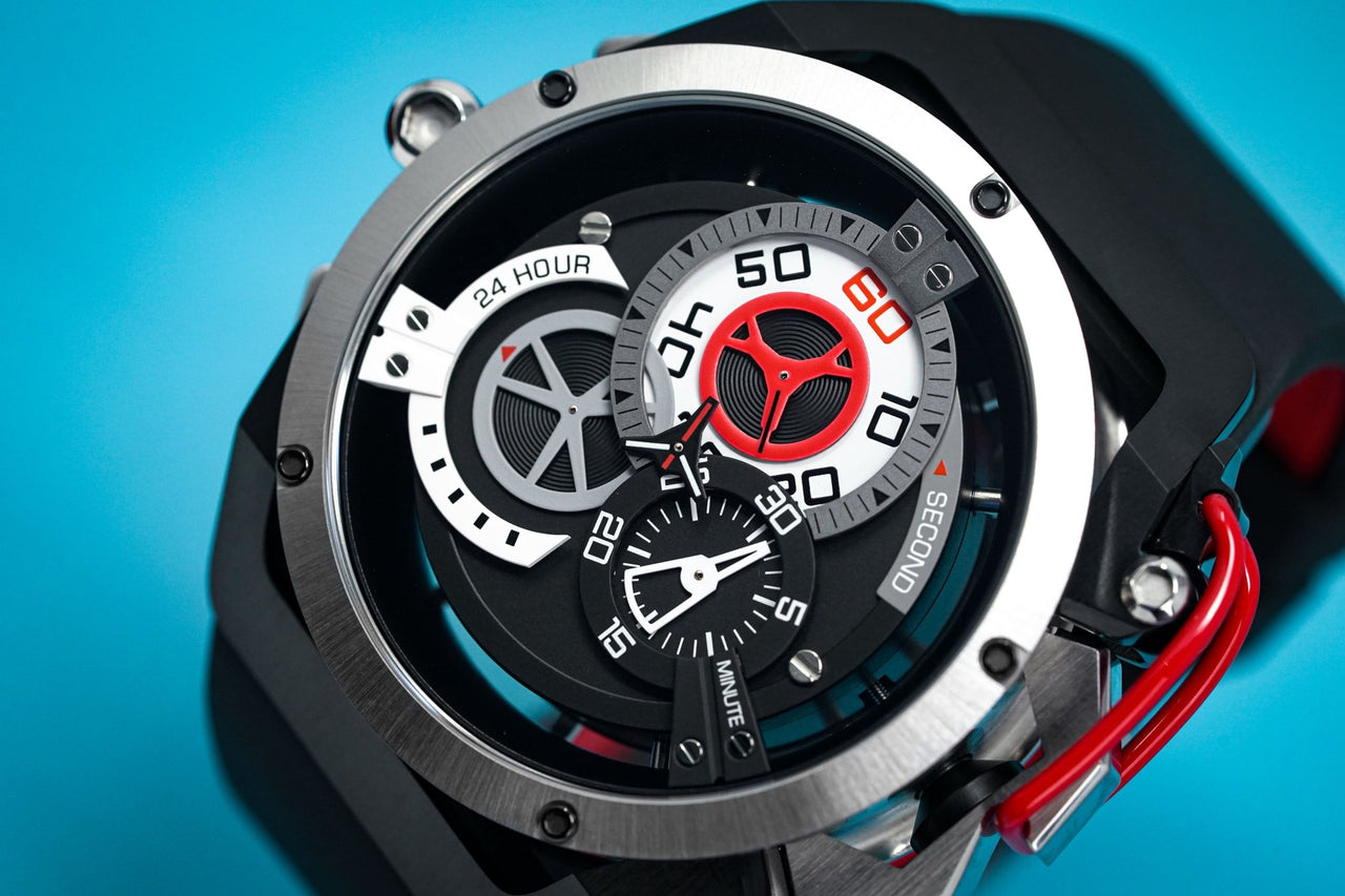 Reversible Watch Mazzucato Reversible Automatic Watch RIM Red 01-BK186 - Watches ...