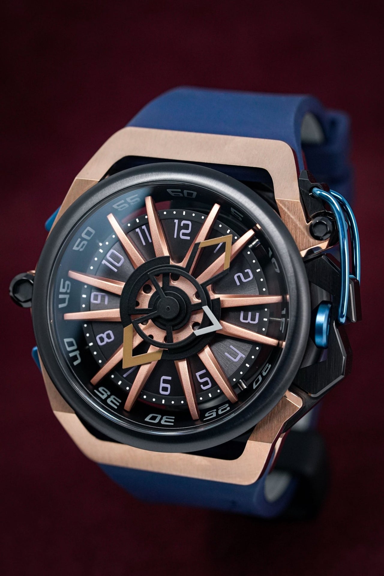 Reversible Watch Mazzucato Reversible Automatic Watch RIM Rose Gold 02-BLCG6 - Watches ...