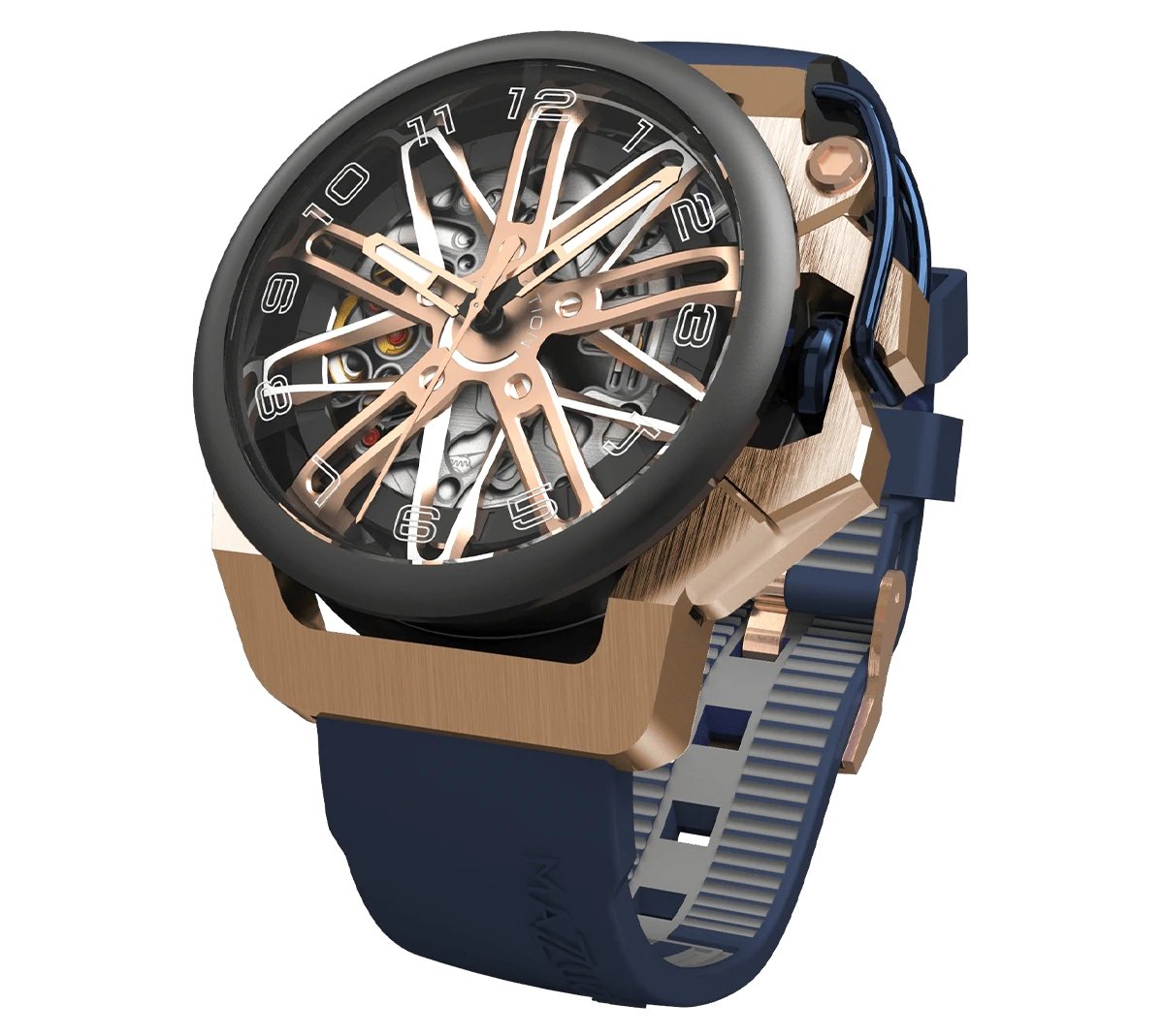 Mazzucato RIM GT Men's Chronograph Watch Blue GT5-RG - Watches & Crystals