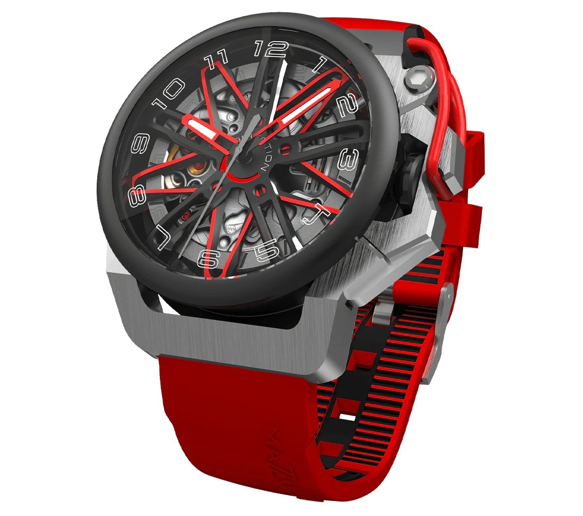 Mazzucato RIM GT Men's Chronograph Watch Red GT2-RD - Watches & Crystals