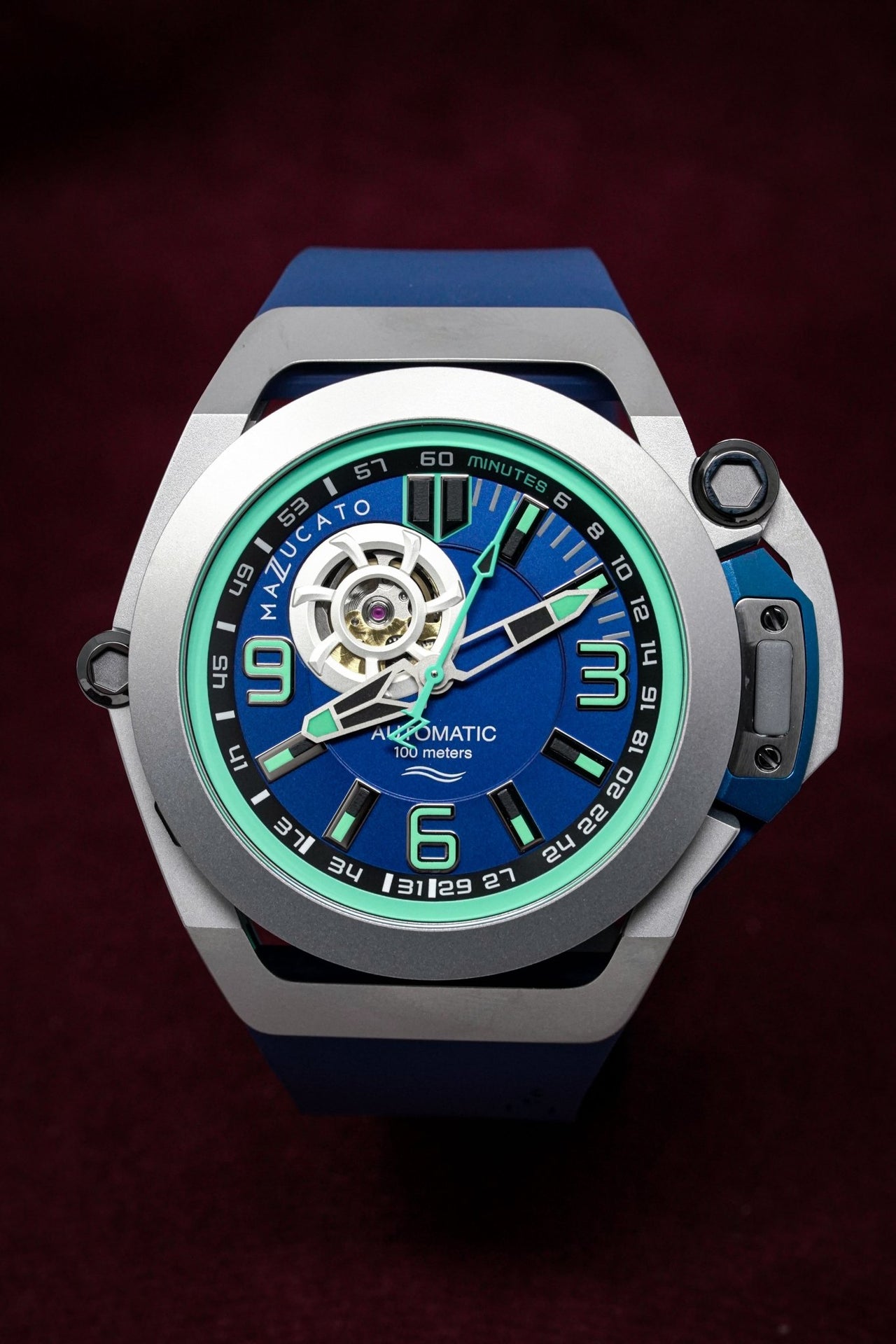 Mazzucato RIM Scuba Blue Green - Watches & Crystals