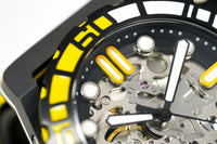 Thumbnail for Mazzucato RIM SUB Men's Automatic Watch Yellow SK4-YL - Watches & Crystals