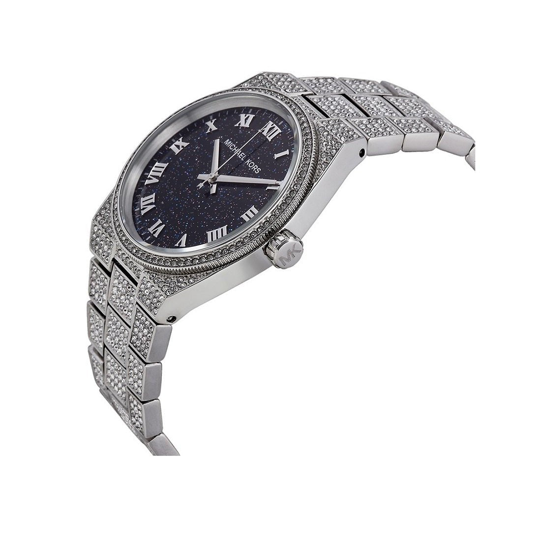 Michael Kors Ladies Watch Channing Silver Gem Set MK6089 - Watches & Crystals