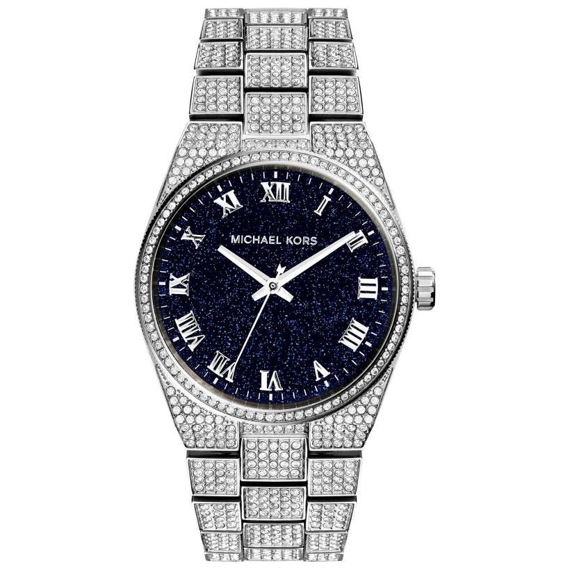 Michael Kors Ladies Watch Channing Silver Gem Set MK6089 - Watches & Crystals