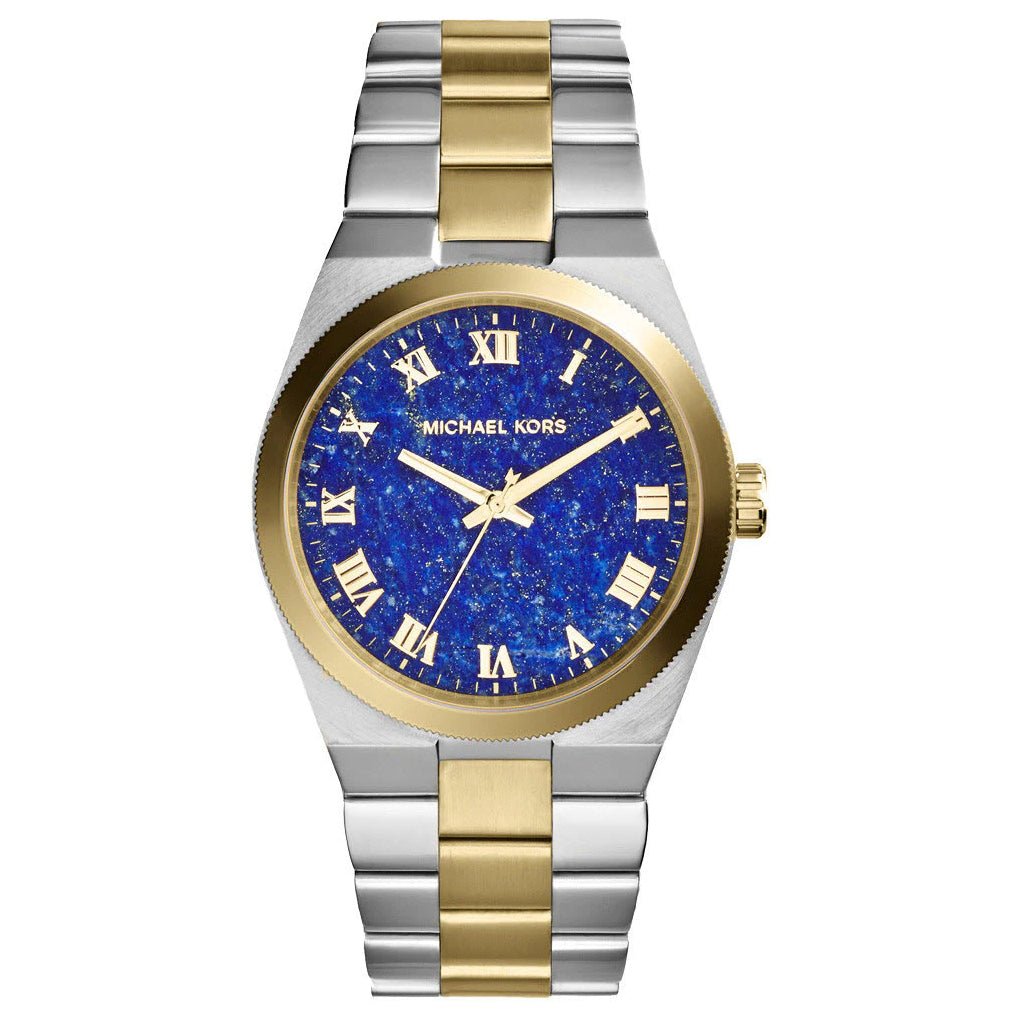 Michael Kors Ladies Watch Channing Two Tone Blue MK5893 - Watches & Crystals