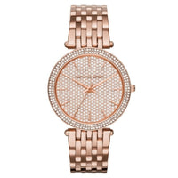 Thumbnail for Michael Kors Ladies Watch Darci Rose Gold Pave MK3439 - Watches & Crystals