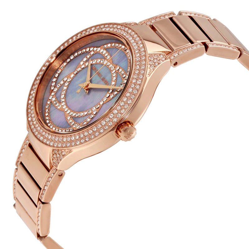 Michael Kors Ladies Watch Kerry Rose Gold MK3482 Watches Crystals