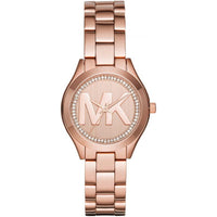 Thumbnail for Michael Kors Ladies Watch Mini Slim Runway Rose Gold MK3549 - Watches & Crystals