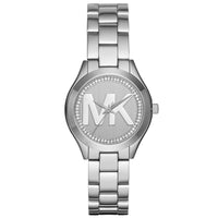 Thumbnail for Michael Kors Ladies Watch Mini Slim Runway Silver MK3548 - Watches & Crystals