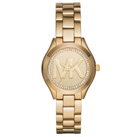 Thumbnail for Michael Kors Ladies Watch Mini Slim Runway Yellow Gold MK3477 - Watches & Crystals