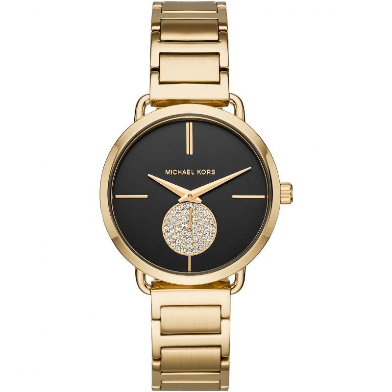 Michael Kors Ladies Watch Portia Yellow Gold MK3788 - Watches & Crystals