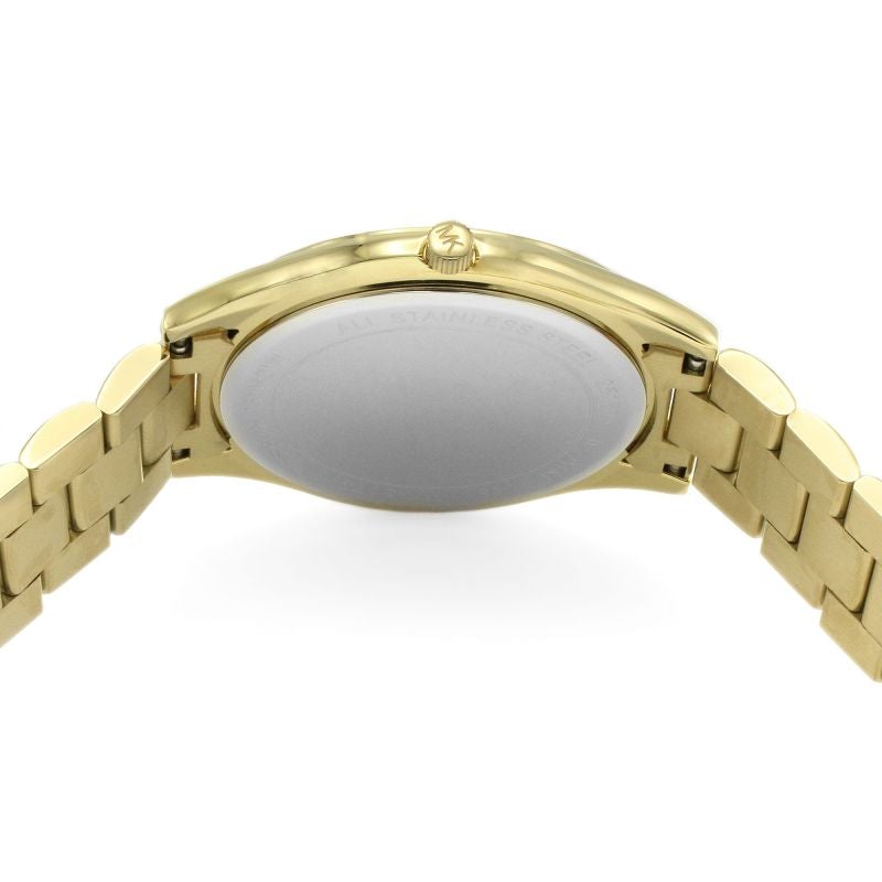 Michael Kors Ladies Watch Slim Runway Gold MK3179 - Watches & Crystals