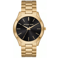 Thumbnail for Michael Kors Ladies Watch Slim Runway Gold MK3478 - Watches & Crystals