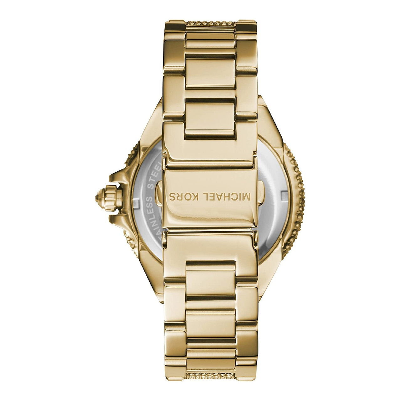 Michael Kors Ladies Watch Slim Runway 'LOVE' Gold MK3803 - Watches & Crystals