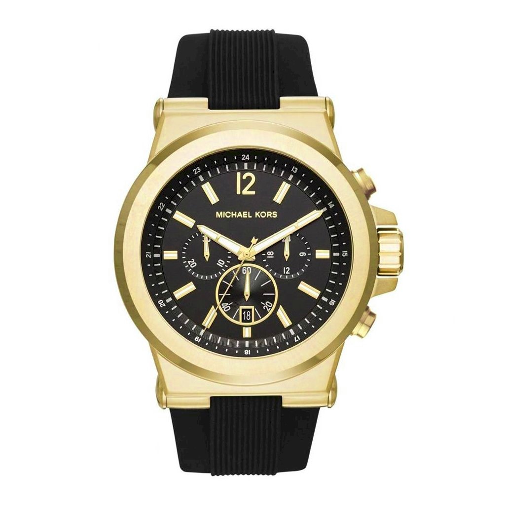 Michael Kors Watch Chronograph Dylan Gold Black MK8445 - Watches & Crystals