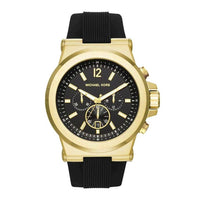Thumbnail for Michael Kors Watch Chronograph Dylan Gold Black MK8445 - Watches & Crystals