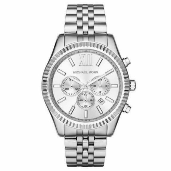 Michael Kors Watch Lexington Chronograph Silver MK8405 - Watches & Crystals