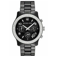 Thumbnail for Michael Kors Watch Runway Chronograph Black Ceramic MK5190 - Watches & Crystals