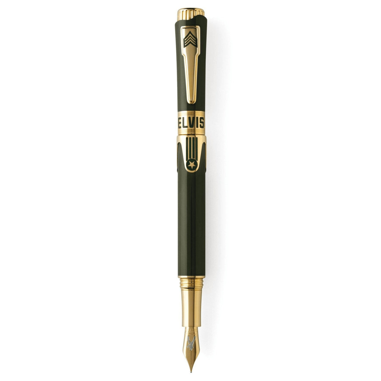 Montegrappa Pen Icons Elvis Presley Fountain Pen Fine Tip Green ISICE2YG - Watches & Crystals