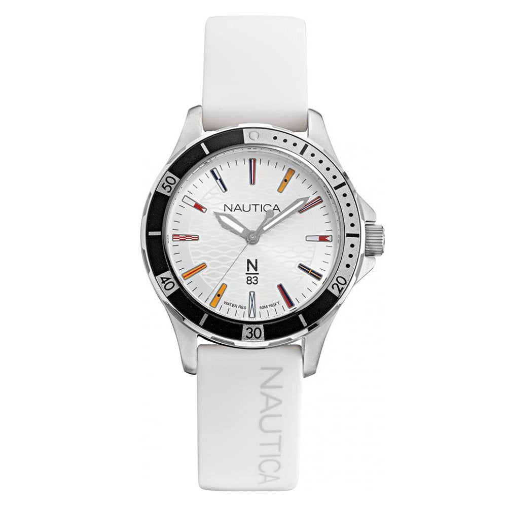 Nautica Ladies Watch Marblehead White NAPMHS003 - Watches & Crystals