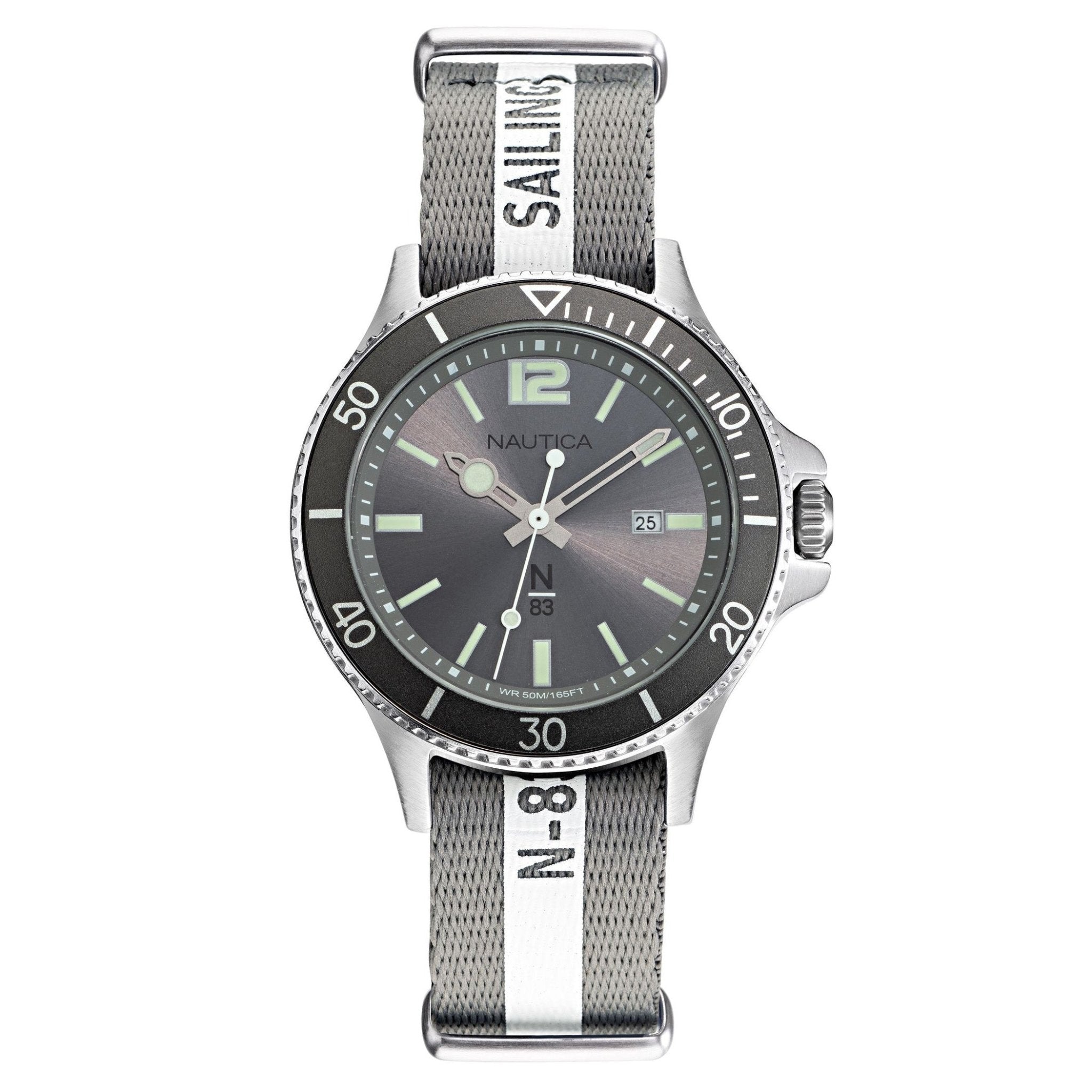 Nautica Men's Watch N-83 Accra Beach Grey NAPABS902 - Watches & Crystals