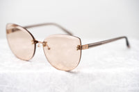 Thumbnail for NO 21 Sunglasses Cat Eye Clear Acetate and Rose Gold with CAT1 Peach Lenses - N21S15C5SUN - Watches & Crystals