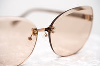 Thumbnail for NO 21 Sunglasses Cat Eye Clear Acetate and Rose Gold with CAT1 Peach Lenses - N21S15C5SUN - Watches & Crystals