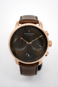 Thumbnail for Nordgreen Pioneer Men's Watch Chronograph PI42RGLEBRBS - Watches & Crystals