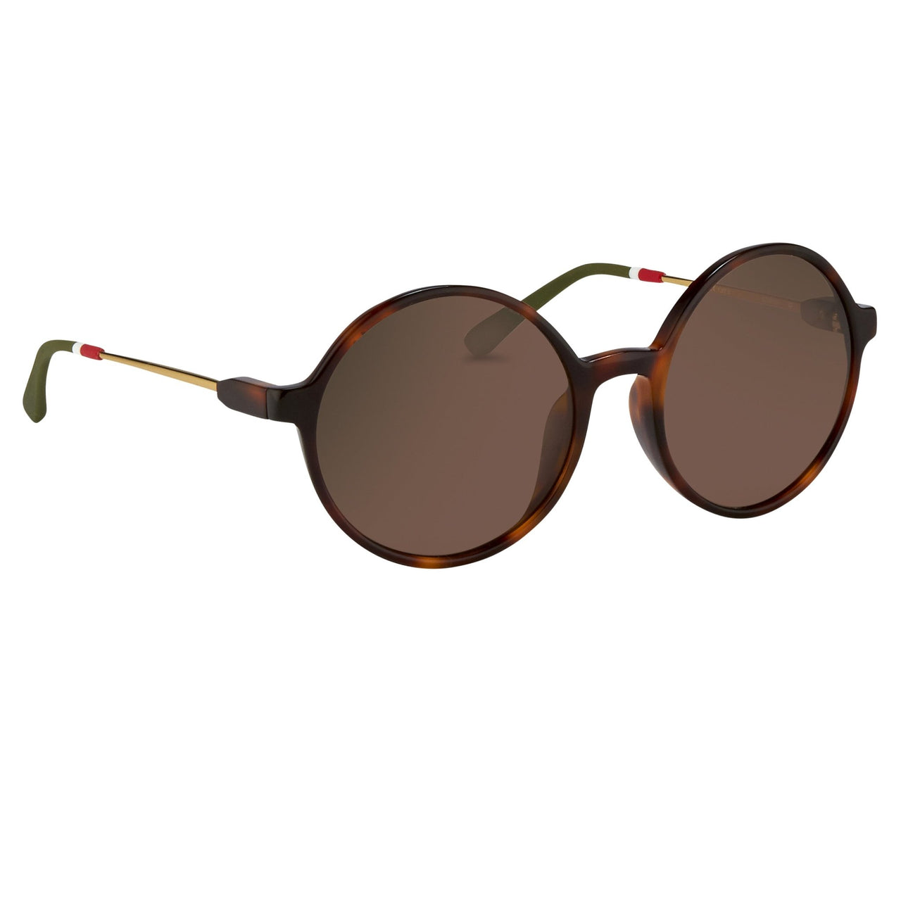 Orlebar Brown Sunglasses Round Tortoise Shell with Brown Lenses OB27C2SUN - Watches & Crystals