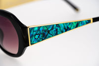 Thumbnail for Oscar De La Renta Sunglasses Jackie O Black and Pink Lenses - ODLR34C1SUN - Watches & Crystals
