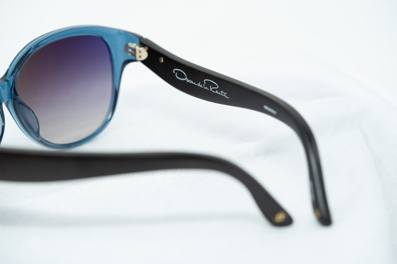 Oscar De La Renta Sunglasses Oval Blue and Grey Lenses - ODLR30C4SUN - Watches & Crystals