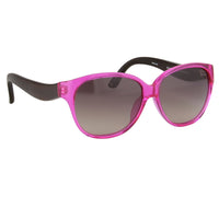 Thumbnail for Oscar De La Renta Sunglasses Oval Pink and Grey Lenses - ODLR30C6SUN - Watches & Crystals
