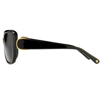 Thumbnail for Oscar De La Renta Sunglasses Oversized Frame Black and Grey Lenses - ODLR45C1SUN - Watches & Crystals