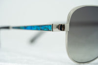 Thumbnail for Oscar De La Renta Sunglasses Oversized Frame Silver and Grey Lenses - ODLR32C3SUN - Watches & Crystals