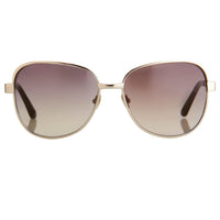 Thumbnail for Oscar De La Renta Sunglasses Oversized Frame Silver and Grey Lenses - ODLR32C3SUN - Watches & Crystals
