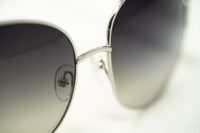 Thumbnail for Oscar De La Renta Sunglasses Oversized Frame Silver White and Grey Lenses - ODLR54C3SUN - Watches & Crystals