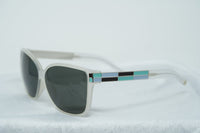 Thumbnail for Oscar De La Renta Sunglasses Oversized White Enamel Arms and Green Lenses - ODLR21C6SUN - Watches & Crystals