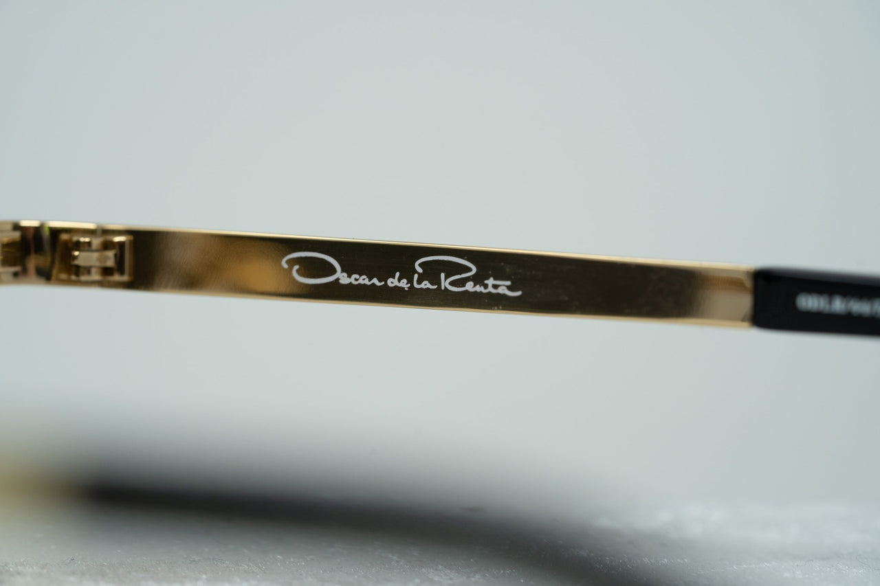 Oscar De La Renta Sunglasses Rose Gold and Green Lenses Category 3 - ODLR44C5SUN - Watches & Crystals